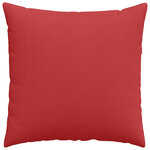 vidaXL Coussins de canapé 2 Pièces Rouge 60 x 60 cm tissu