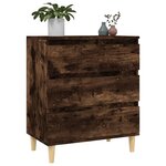 vidaXL Buffet Chêne fumé 60x35x70 cm Bois d'ingénierie