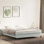 vidaXL Sommier à lattes de lit sans matelas gris clair 180x220 cm