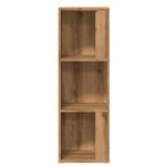 vidaXL Armoire d'angle chêne artisanal 33x33x100 cm bois d'ingénierie