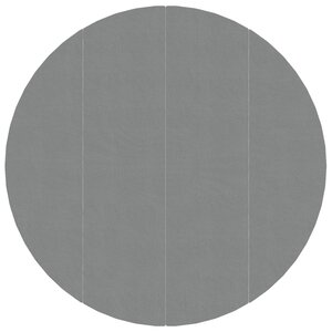 vidaXL Bâche de piscine gris clair Ø428 cm géotextile polyester
