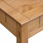 vidaXL Table basse 100x60x43 5 cm Pin massif Assortiment Panama
