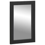 vidaXL Ensemble de meubles salle de bain 3 Pièces noir bois d'ingénierie