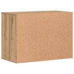 vidaXL Commode d'angle chêne artisanal 80x41x58 cm bois d'ingénierie