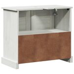vidaXL Meuble Sous Évier VIGO Blanc antique 67.5 x 34 x 59 cm