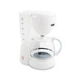 SCHMIT - SCH1012WHT - Cafetiere 10 tasses avec filtre permanent amovible - Blanc