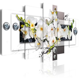 Tableau - mechanical orchid l x h en cm 200x100