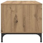 vidaXL Table basse chêne artisanal 90 x 49 x 46 cm Bois d'ingénierie