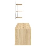 vidaXL Ensemble de meubles salle de bain 6 Pièces chêne bois d'ingénierie