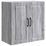 vidaXL Armoire Murale Sonoma gris 59 x 31 x 60 cm Bois d'ingénierie