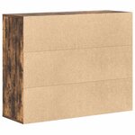 vidaXL Buffet Chêne fumé 88x30x70 cm Bois d'ingénierie