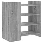 vidaXL Buffet sonoma gris 73 5x35x75 cm bois d'ingénierie