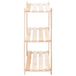 vidaXL Étagères de rangement à 3 niveaux 2 Pièces 80x38x90 cm Pin 150 kg