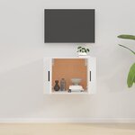 vidaXL Meuble TV mural Blanc 57x34 5x40 cm
