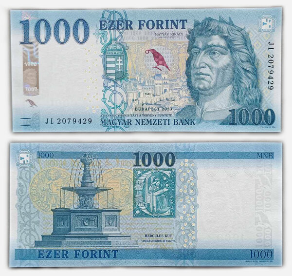 Billet de Collection 1000 Forint 2023 Hongrie - Neuf - PW203