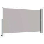 vidaXL Auvent latéral rétractable de patio 140 x 300 cm Gris