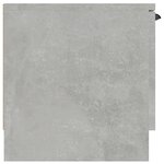 vidaXL Meuble TV Gris béton 102x35x36 5 cm Bois d'ingénierie