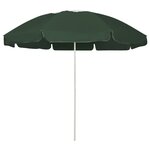 vidaXL Parasol de plage vert 240 cm