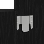 vidaXL Table de Toilette Noir 60 x 40 x 70 cm Bois d'ingénierie