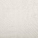 vidaXL Tapis IZA poils courts style scandinave crème Ø 160 cm