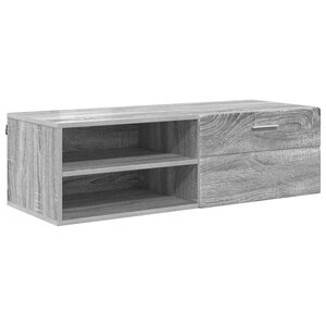 vidaXL Cabinet en Bois avec tiroir Gris Sonoma 100 5 x 39 x 30 cm