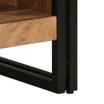 vidaXL Table basse 50x50x38 cm bois massif acacia