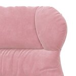 vidaXL Fauteuil relaxant Rose 69 x 74 x 93 cm Velours