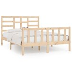 vidaXL Cadre de lit Bois de pin massif 160x200 cm