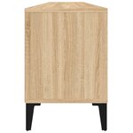 vidaXL Meuble TV chêne sonoma 150x30x44 5 cm bois d'ingénierie