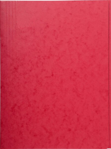 Chemise carte lustrée, 24x32 cm pour A4, rouge EXACOMPTA