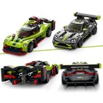 Lego 76910 speed champions aston martin valkyrie amr pro & vantage gt3  2 modeles de voitures de course  jouet pour enfants