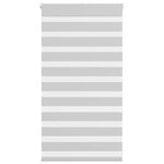 vidaXL Store zèbre gris clair largeur du tissu 80 9 cm polyester