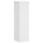 vidaXL Supports pour plantes 2 Pièces blanc 17x17x60 cm bois d'ingénierie