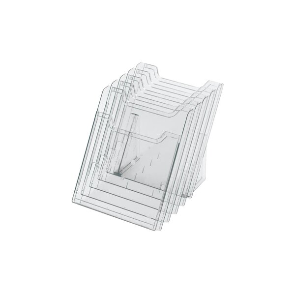 Distributeur De Prospectus 5 Compartiments A4 - Cristal - Exacompta