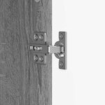 vidaXL Buffet Sonoma gris 66 x 34 5 x 90 cm Bois d'ingénierie
