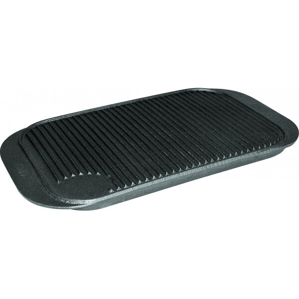Barbecue en fonte double face 480 x 260 mm - stalgast -  - fonte 480x260x20mm