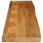 vidaXL Dessus de table à bord vivant 160x30x2 5cm bois massif manguier