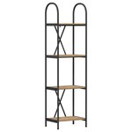 vidaXL Étagère chêne artisanal 40 x 30 x 146 cm Bois d'ingénierie