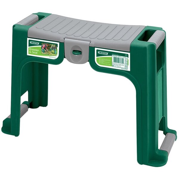 Draper tools siège et agenouilloir de jardin vert 76763