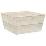 Vidaxl salon de jardin palette 6 pièces avec coussins épicéa imprégné