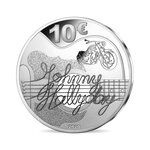 Johnny Hallyday 60 ans de souvenirs Monnaie de 10€ Argent - QUALITÉ BE MILLÉSIME 2020