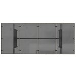 vidaXL Ensemble de salle à manger pour jardin 9 Pièces Gris polyrotin