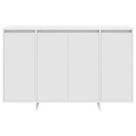 vidaXL Buffet Blanc 120 x 41 x 75 cm Bois d'ingénierie