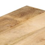 Banquette pouf tabouret meuble banc 110 cm bois de manguier massif 3002244