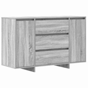 vidaXL Buffet Gris Sonoma 120 x 41 x 75 cm Bois d'ingénierie