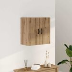 vidaXL Armoire murale chêne artisanal 60x31x60 cm bois d'ingénierie