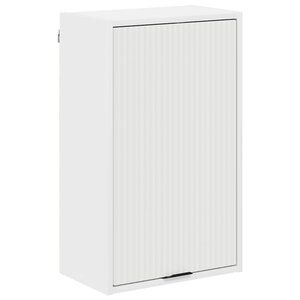 vidaXL Cabinet de salle de bain Montage mural Blanc 39 x 23.5 x 65 cm