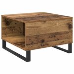 vidaXL Table basse Bois Ancien 55 x 55 x 36 5 cm Bois d'ingénierie