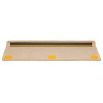 vidaXL Tapis d'escalier 10 Pièces 65x21x4 cm Marron