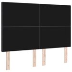 vidaXL Tête de lit Gris foncé 144 cm Tissu en velours côtelé